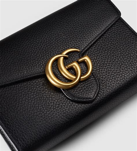 gucci womens wallet g pattern black|women Gucci wallet black leather.